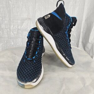 Nike AlphaDunk Mens 10 Pure Magic Black Blue Basketball Shoes Sneaker BQ5401-002